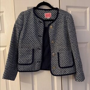 Kate Spade Navy and Cream Women's Blazer